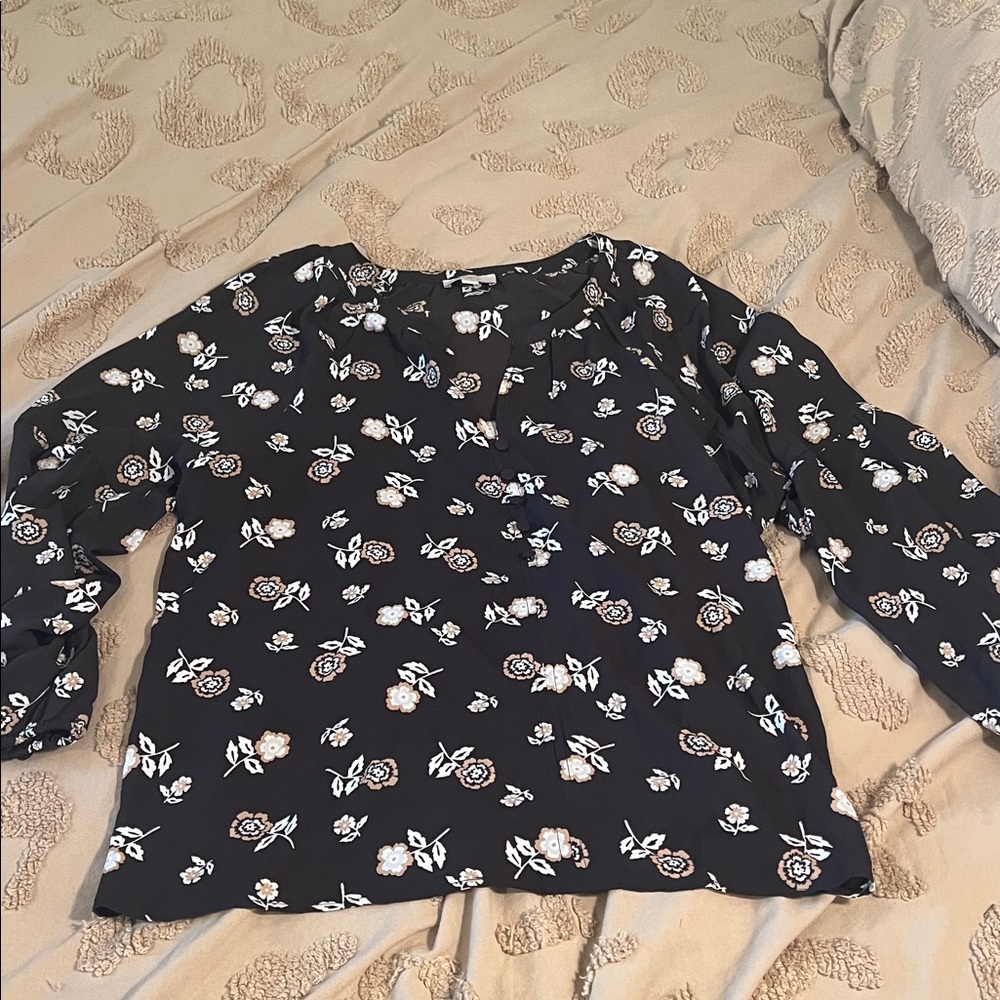 Floral Long Sleeve Blouse